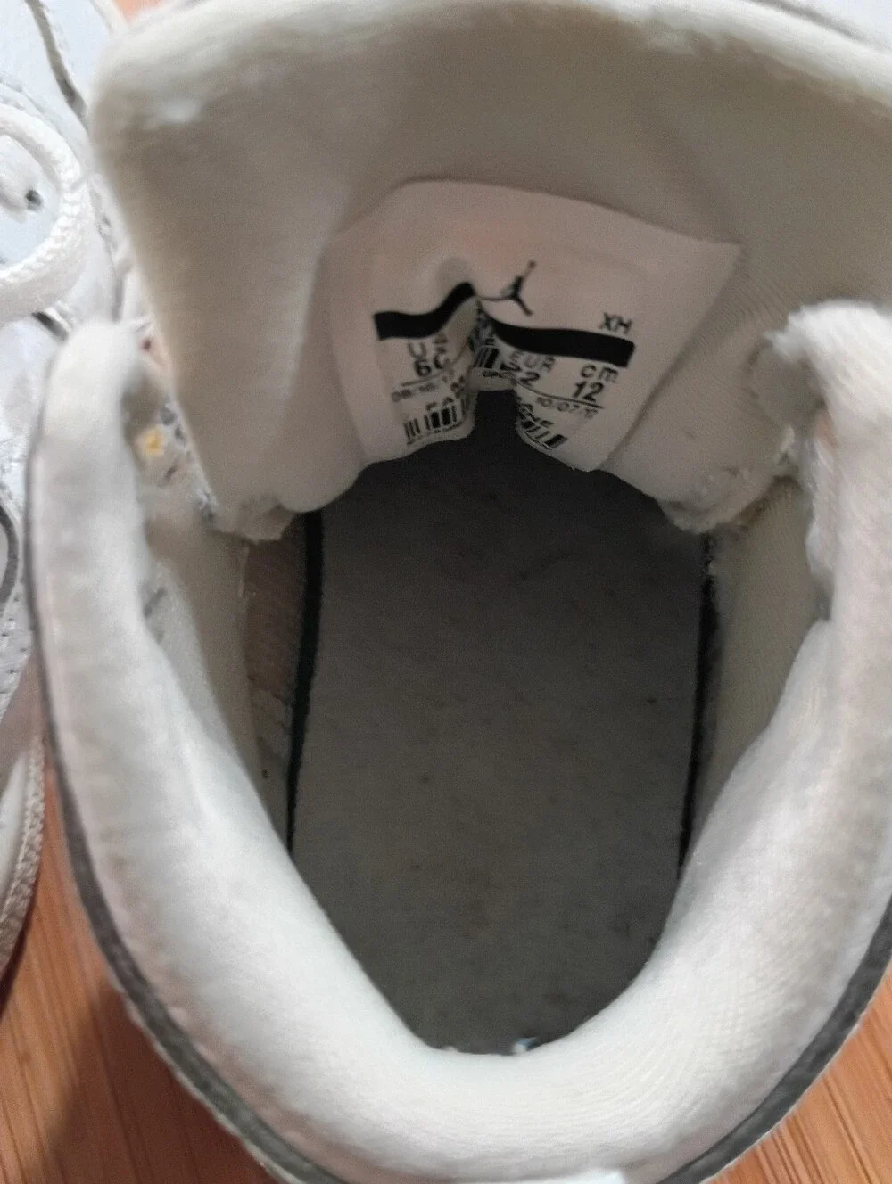 Nike Jordan White High-Top Sneakers  Size 6C
